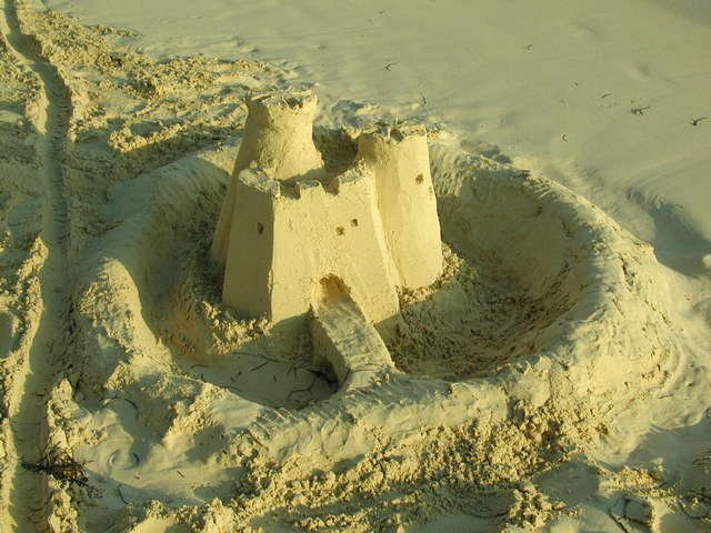 hrad z piesku